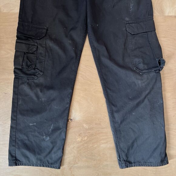 Vintage Levis Silver Tab Cargo Pants 33 Gray 90s Baggy Streetwear Skater - Picture 4 of 10